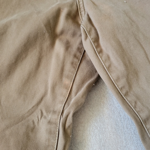 Timberland Mens 38x32 Chino Pants Brown Khaki Straight Leg Cotton Flat Front. - Picture 5 of 9